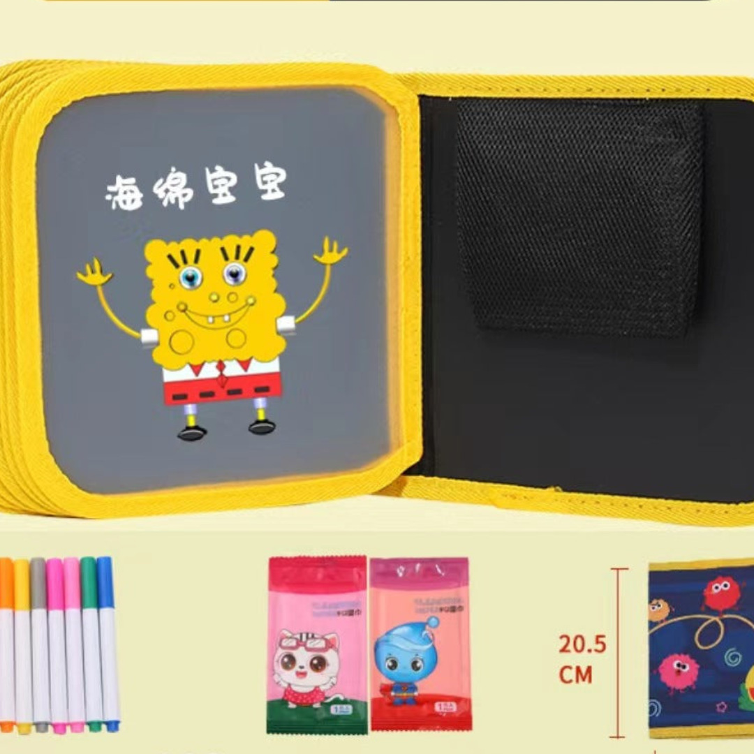 Wiederverwendbares Kinder Zeichen Buch
