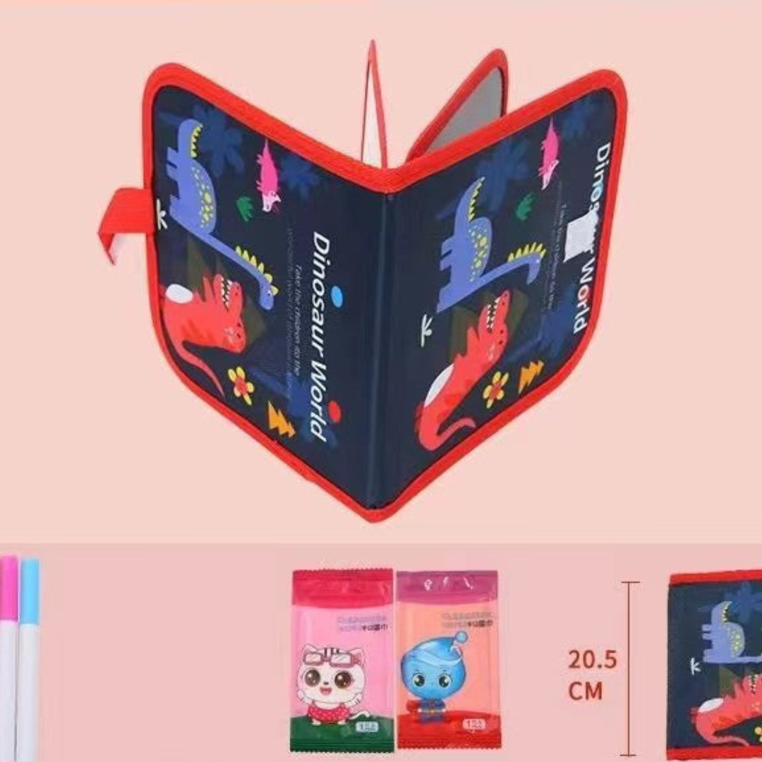 Wiederverwendbares Kinder Zeichen Buch