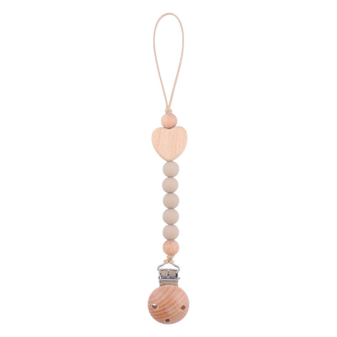 Baby Schnuller Kette aus Holz