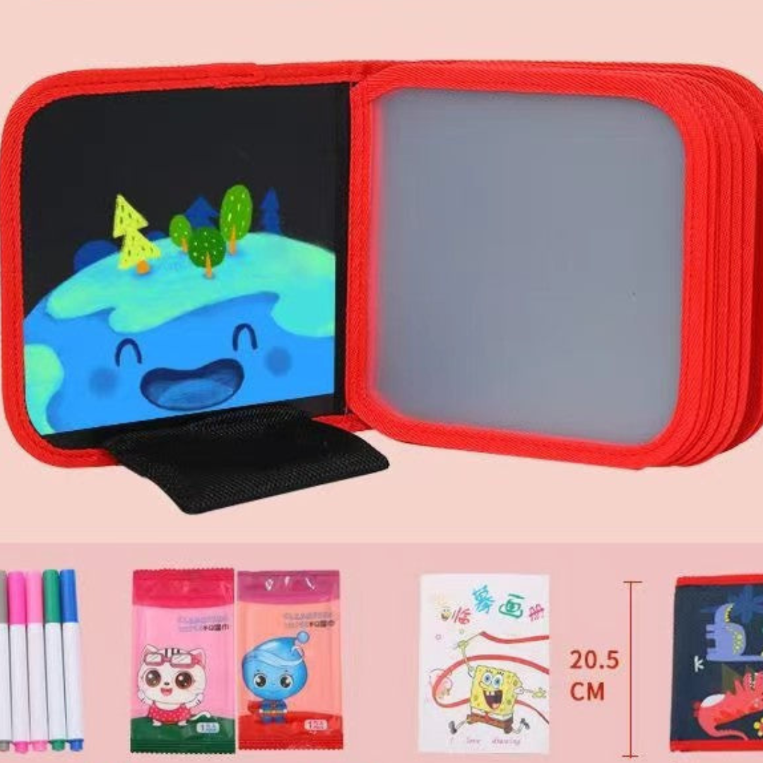 Wiederverwendbares Kinder Zeichen Buch