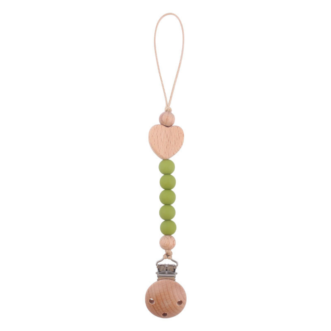 Baby Schnuller Kette aus Holz