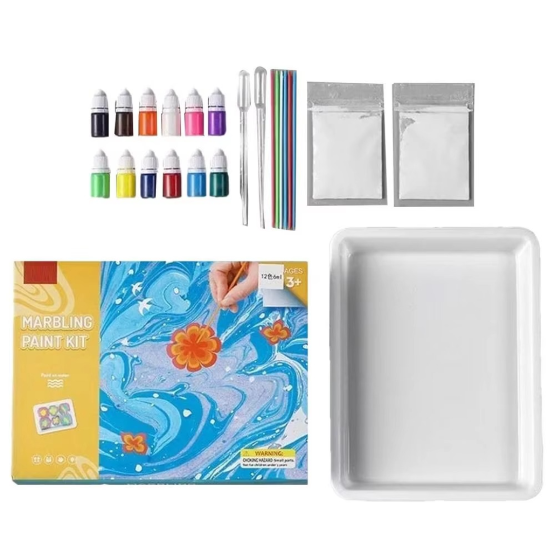 Kreatives Marmor Wasserfarben Spiel Set