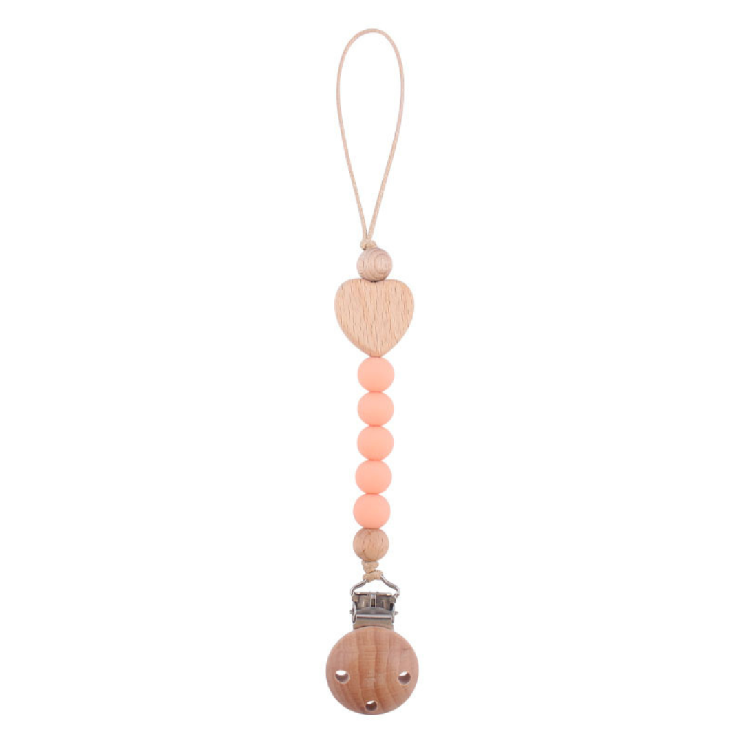 Baby Schnuller Kette aus Holz