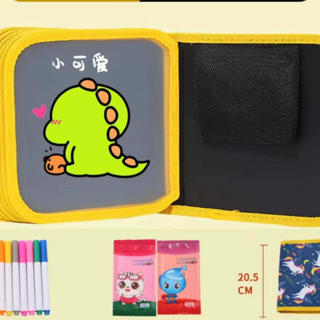 Wiederverwendbares Kinder Zeichen Buch