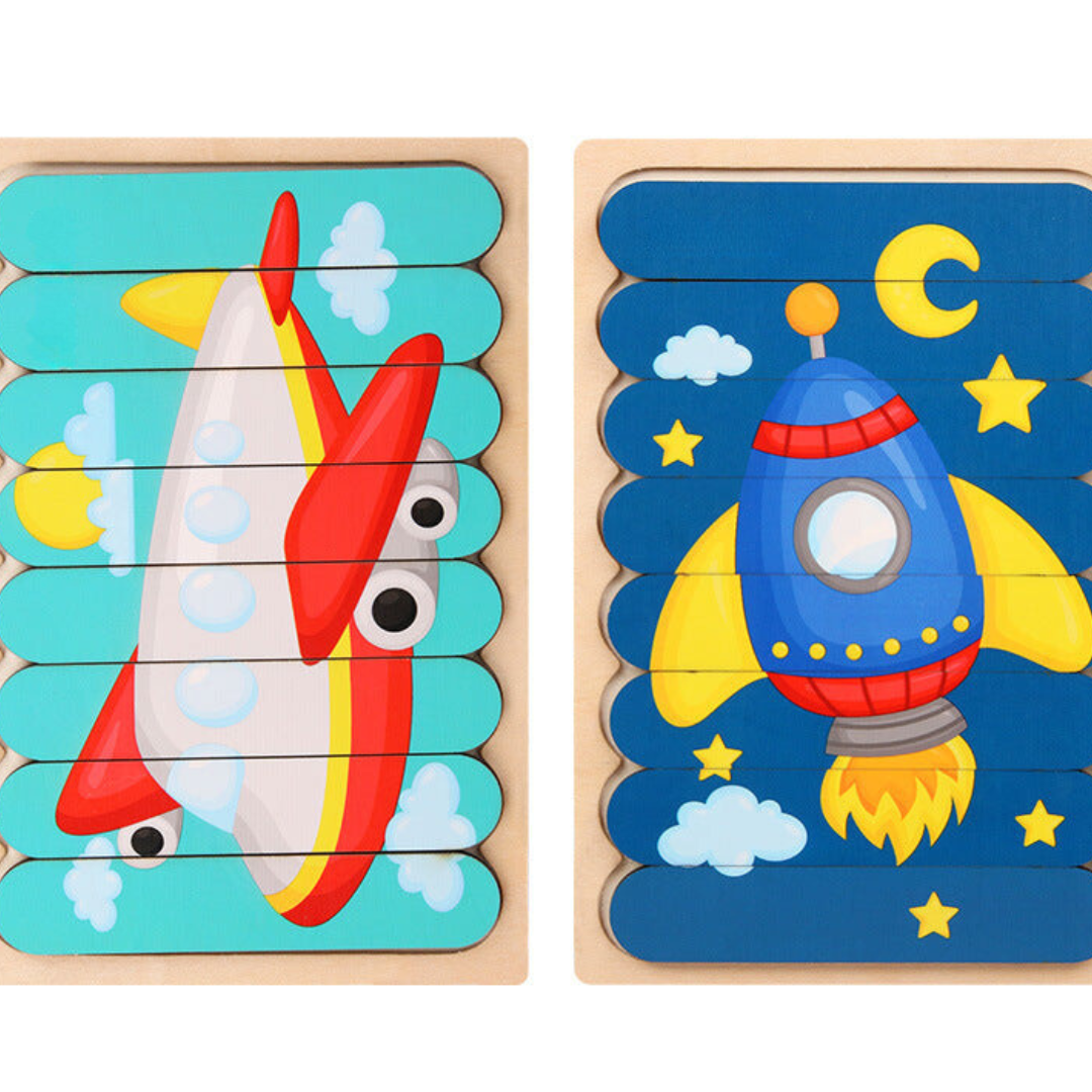 Montessori Holz Puzzle