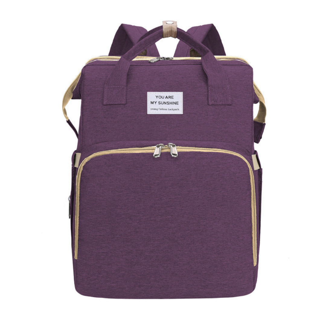 2in1 Baby Rucksack mit integriertem Wickelbett