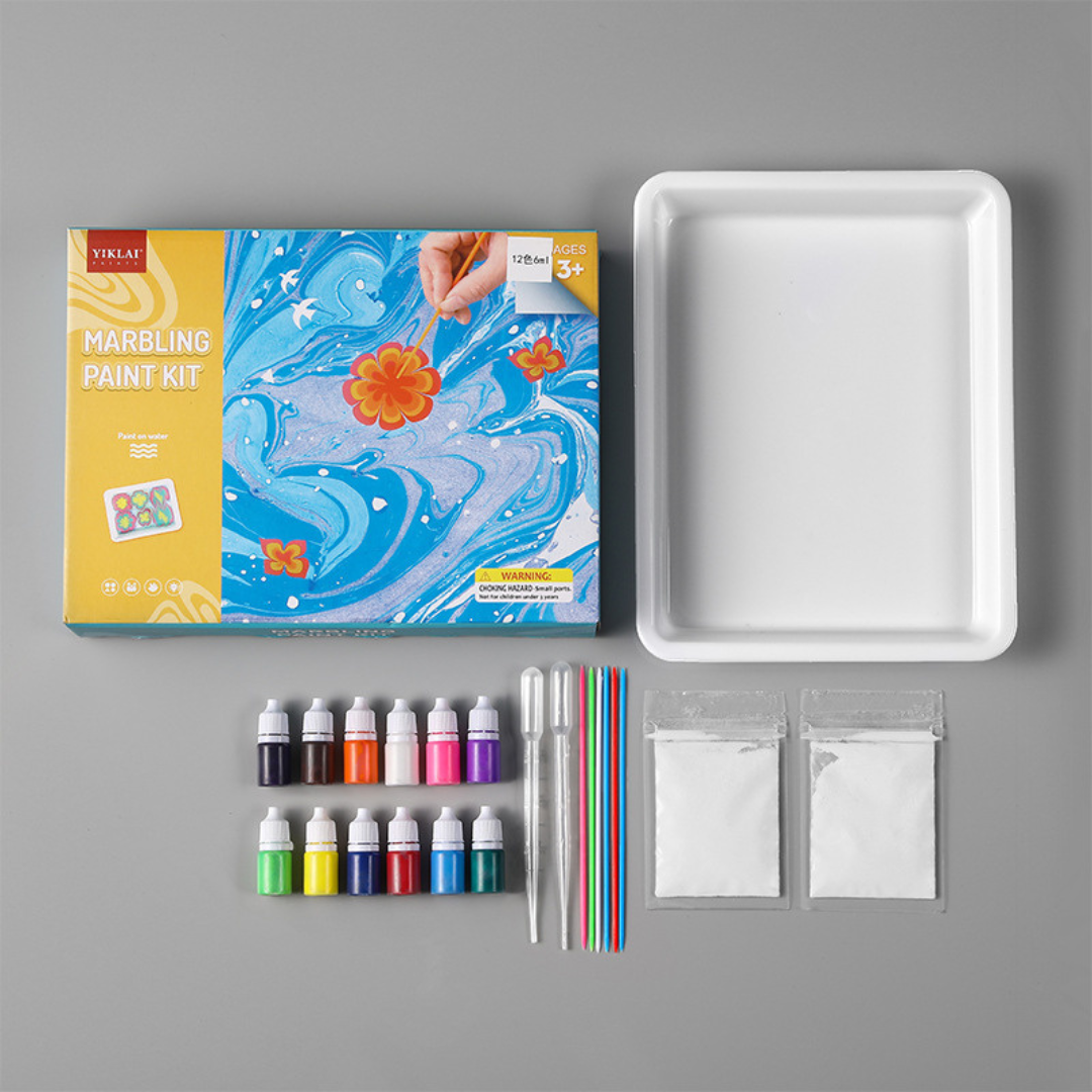 Kreatives Marmor Wasserfarben Spiel Set