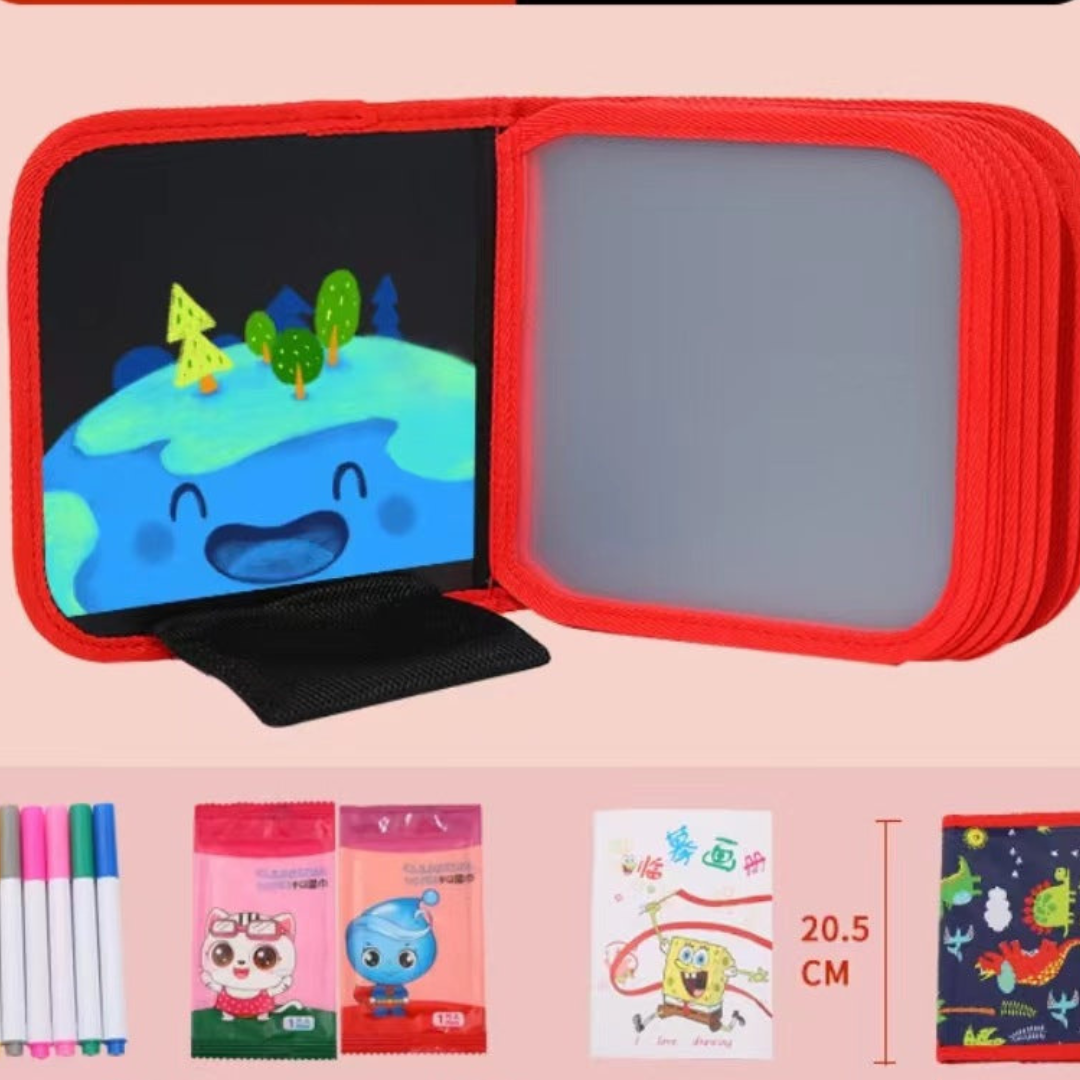 Wiederverwendbares Kinder Zeichen Buch