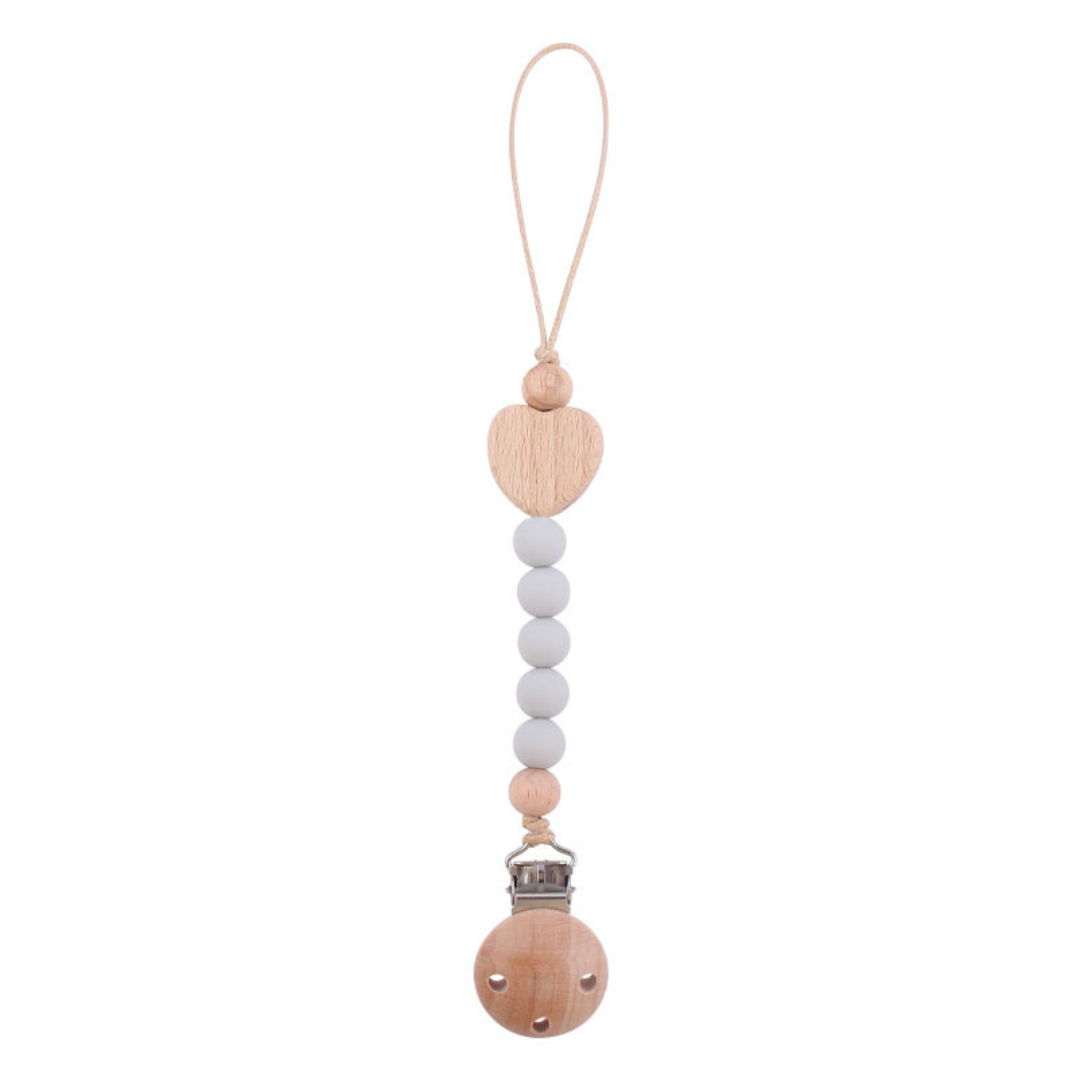Baby Schnuller Kette aus Holz