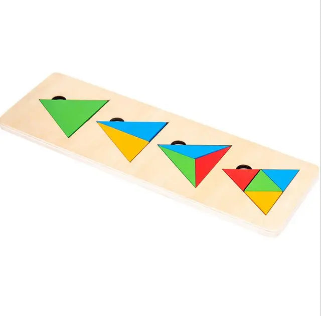 Formen-Entdecker – Holz-Geometrie-Puzzle für Kleinkinder