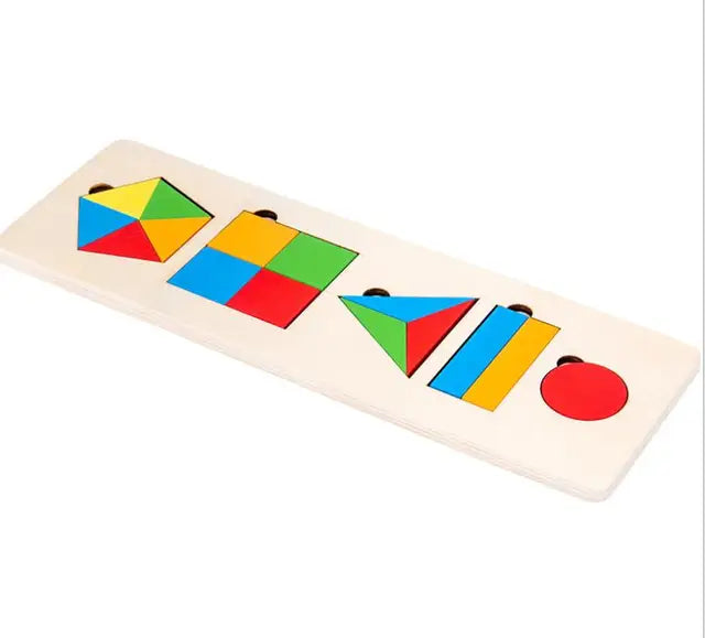 Formen-Entdecker – Holz-Geometrie-Puzzle für Kleinkinder