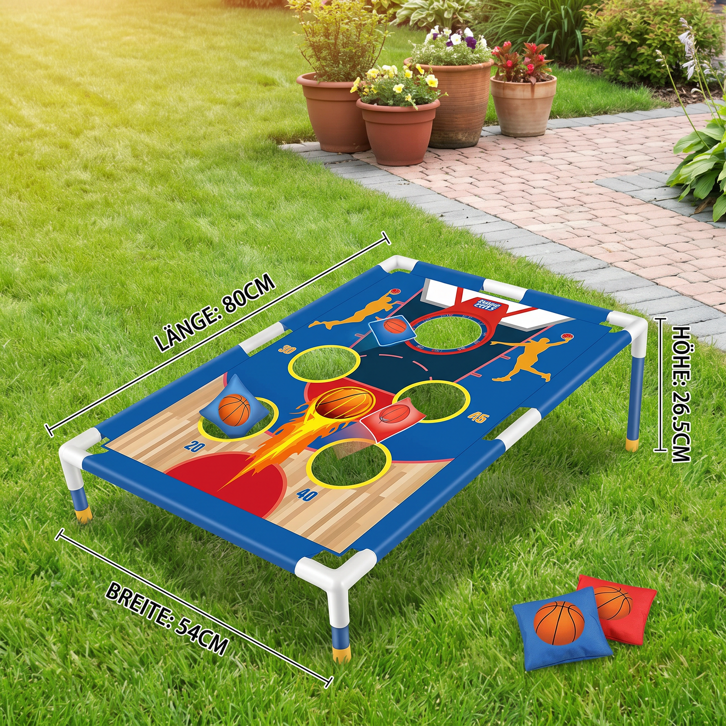 Sandsack Wurfspiel Set – Indoor & Outdoor Familienspiel