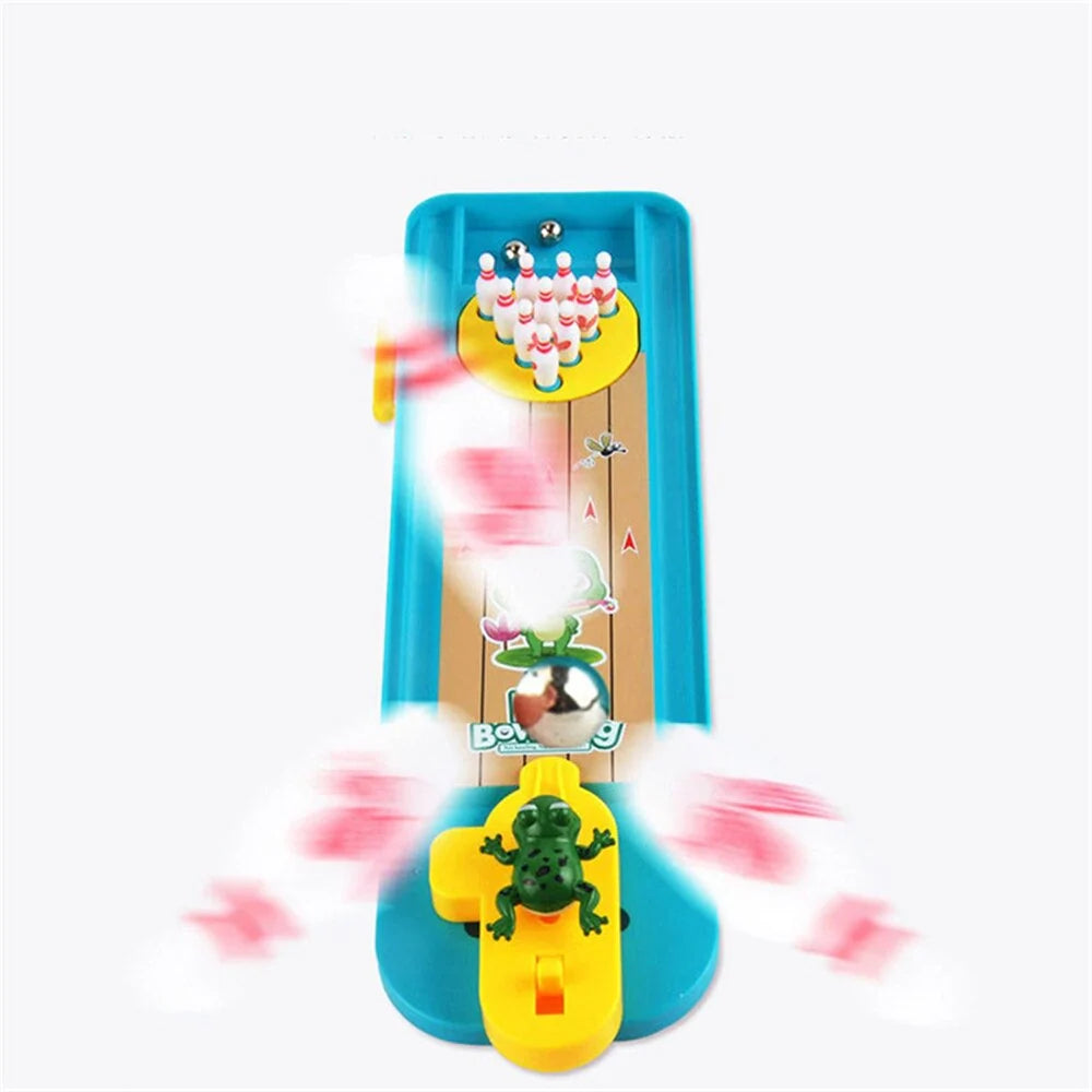 Springender Frosch Bowlingbahn