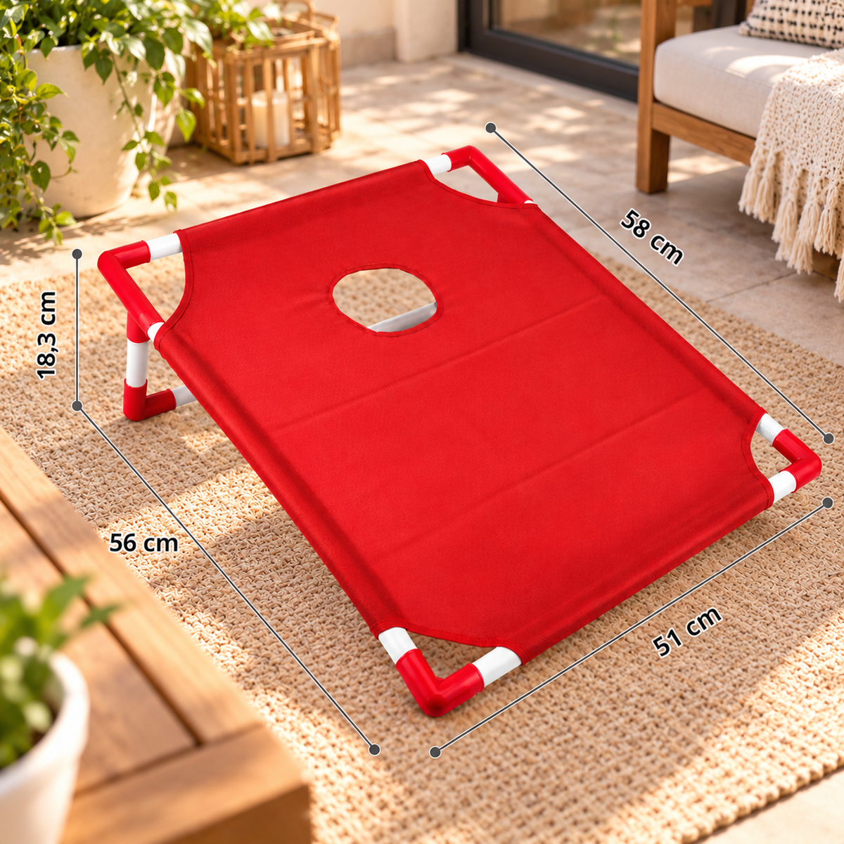 Zweifarbiges Bean-Bag-Wurfspiel für drinnen & draußen