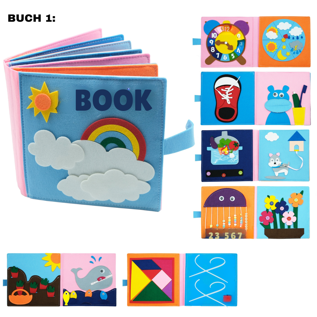 Filzgeschichten - Montessori Geschichten Buch
