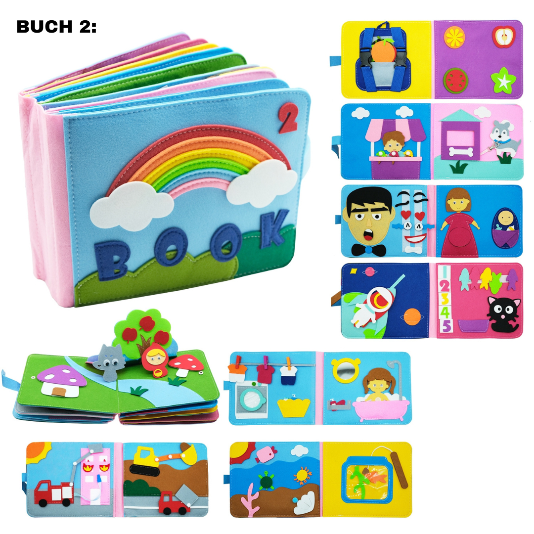 Filzgeschichten - Montessori Geschichten Buch