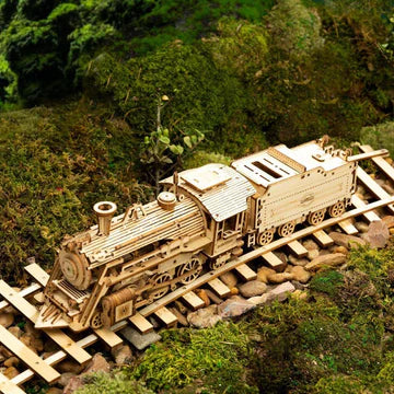 Holzmodellbahn - Stundenlanger Bauspaß mit 3D-Holzmodellbahn