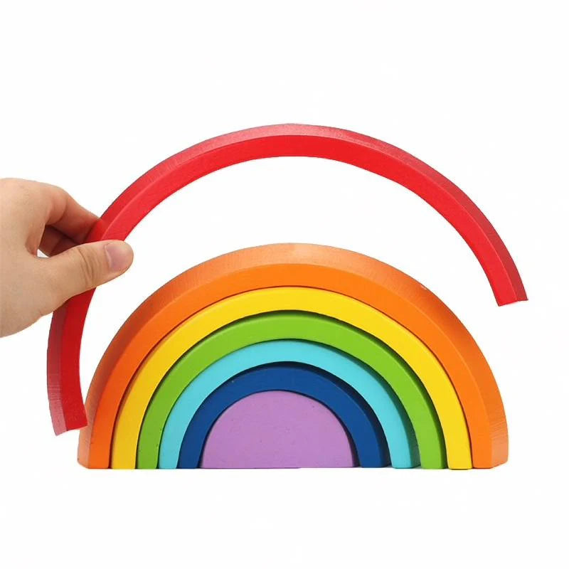 Montessori Holz-Regenbogen