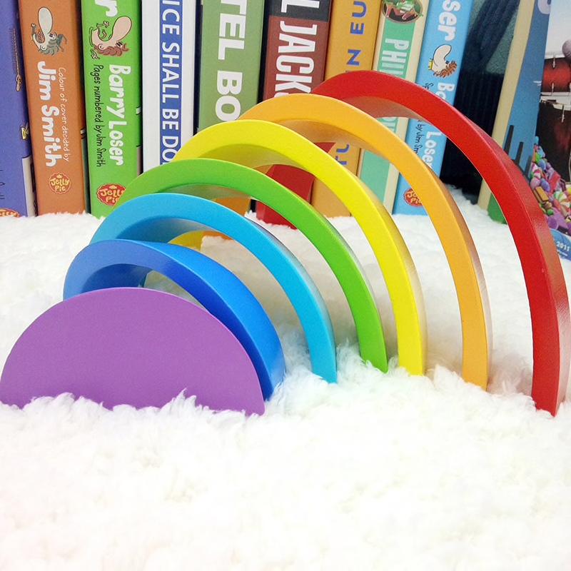 Montessori Holz-Regenbogen