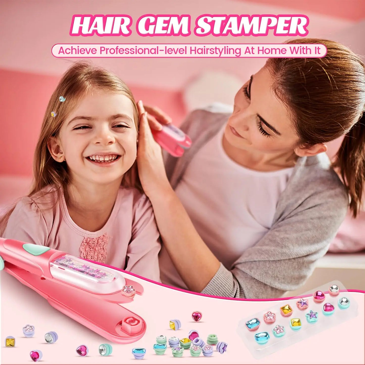 Glitzer Haaraccessoires Set - Erstelle atemberaubende Frisuren