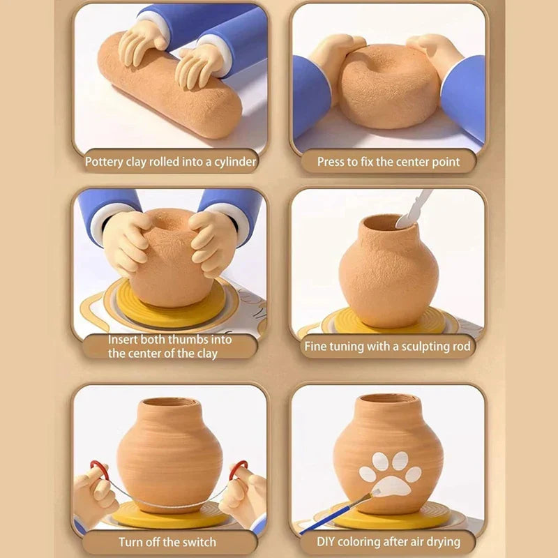 Kreatives Töpfer-Set für Kinder