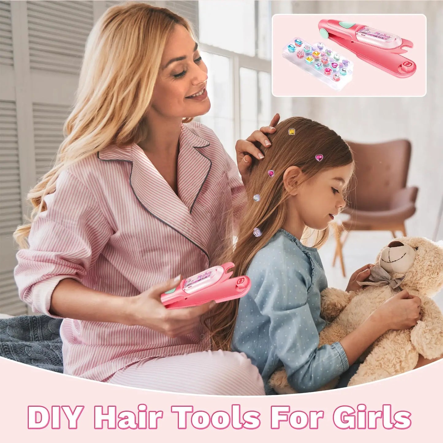 Glitzer Haaraccessoires Set - Erstelle atemberaubende Frisuren