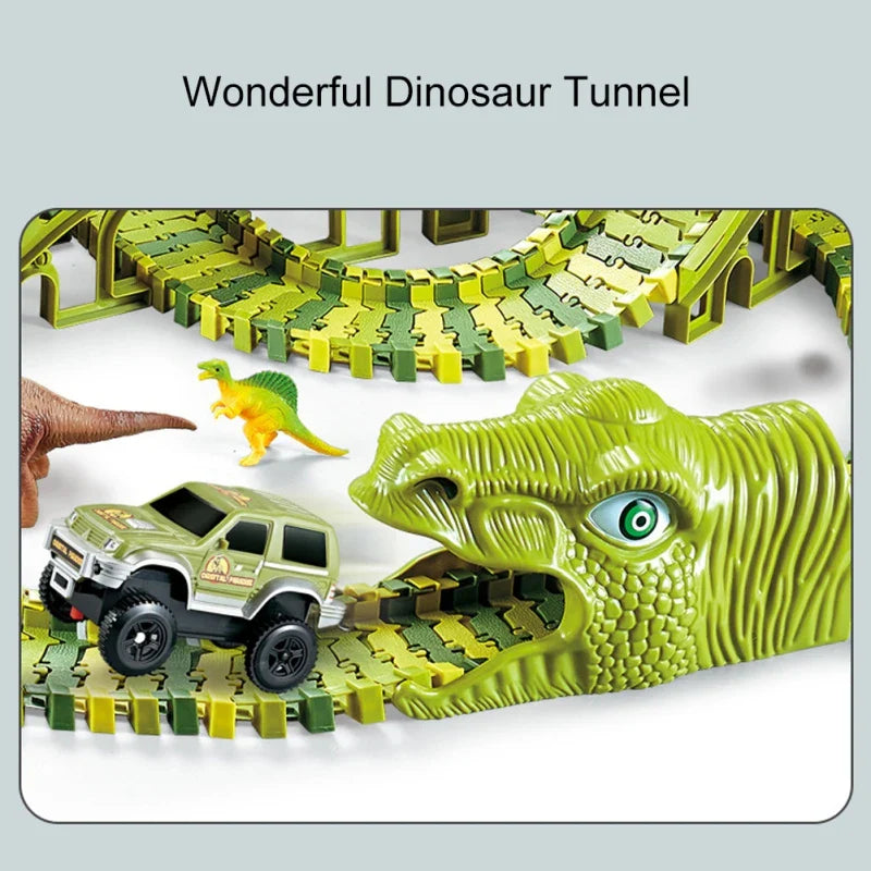 Dino Strecken - Dinosaurier-Abenteuer Rennset