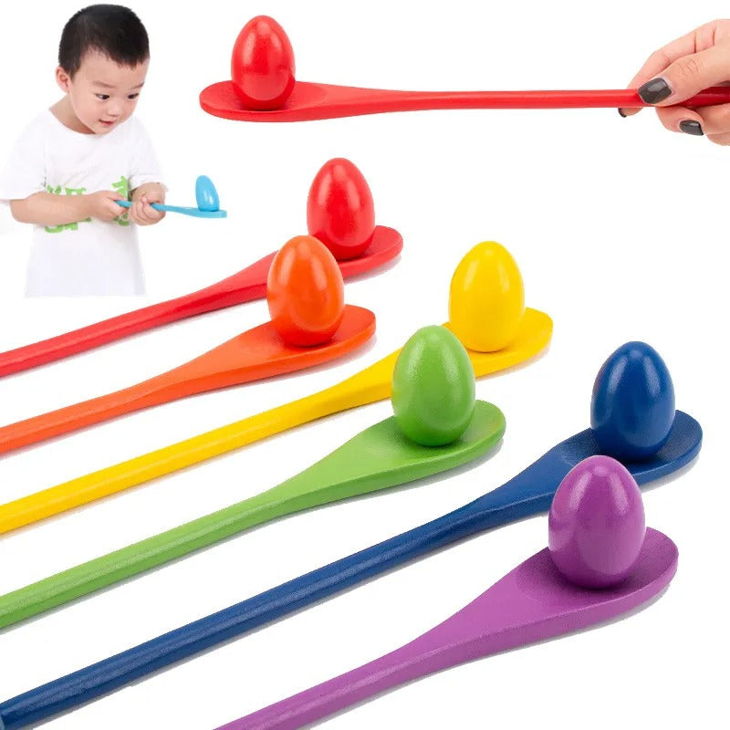 Montessori Holz Farben Löffel