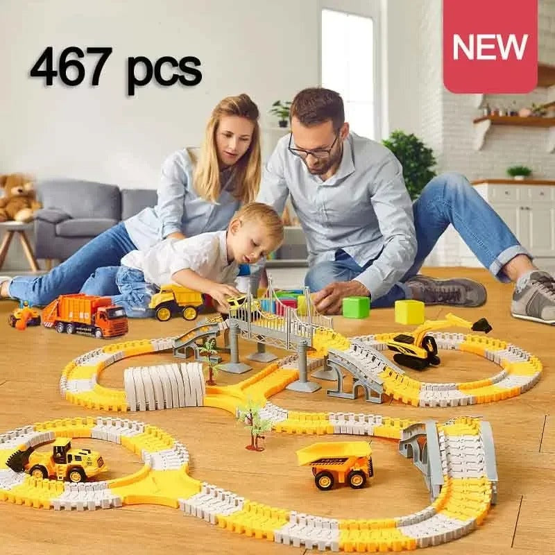 Straßenbau-Set – Gestalte deine eigene Rennstrecke