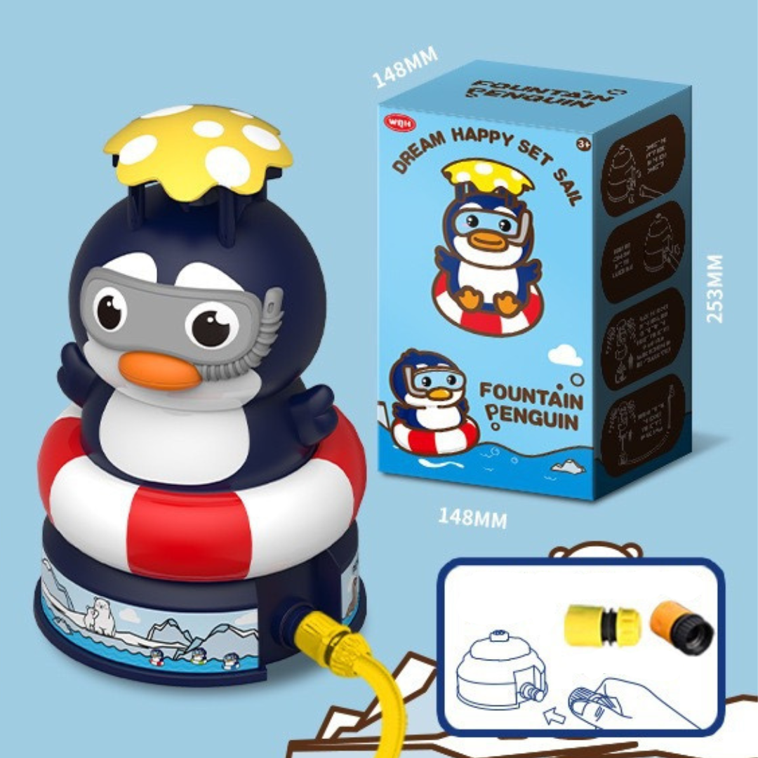Tierische Wasserrakete