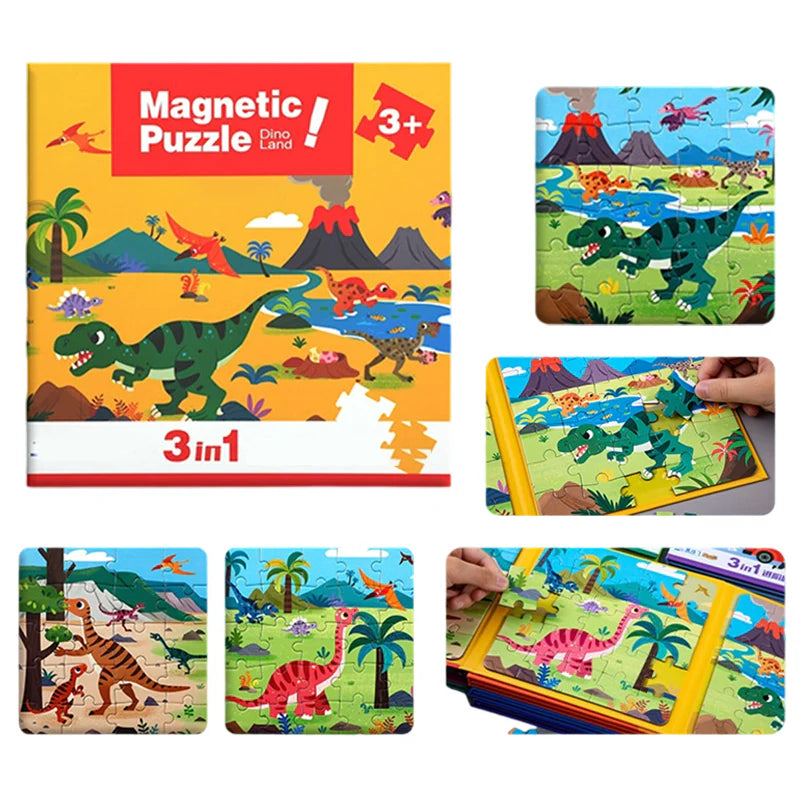 Magnetisches Montessori Puzzle Buch