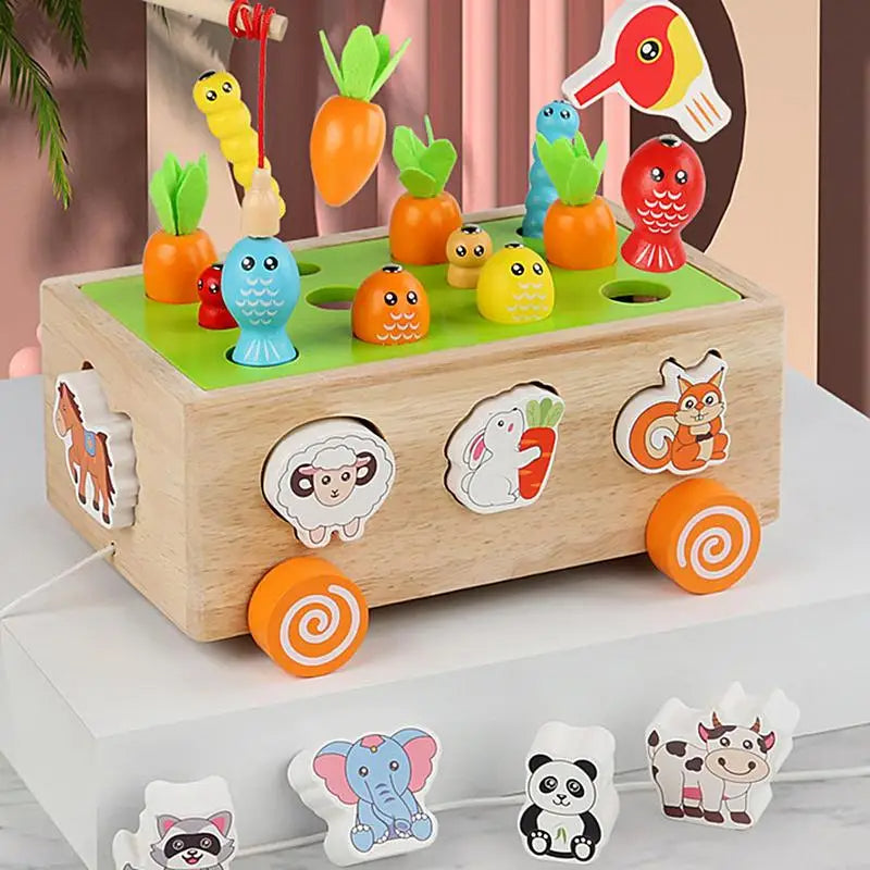 Montessori Lern- und Entwicklungsspielzeug aus Holz