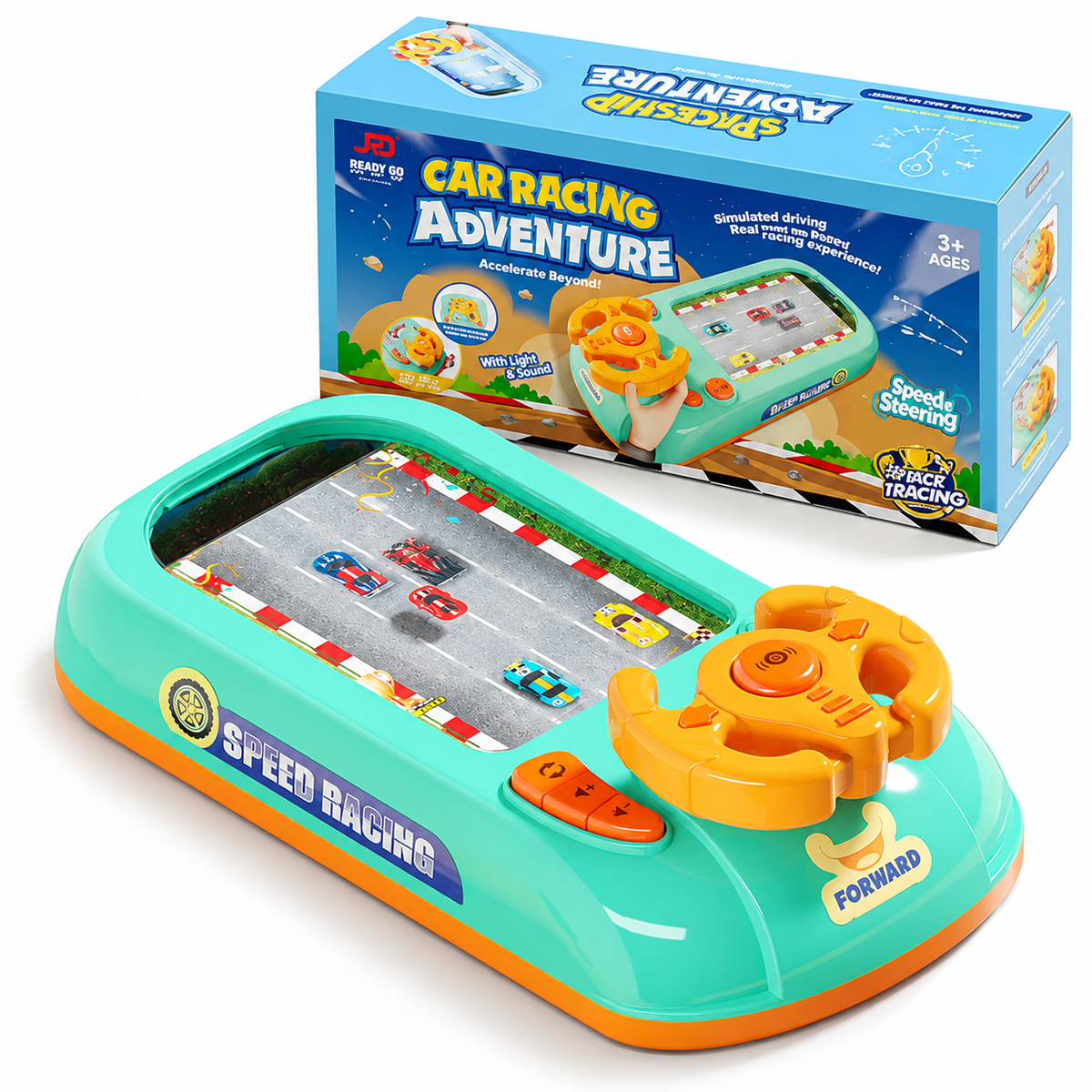 Abenteuer Rennspiel Box für Kinder