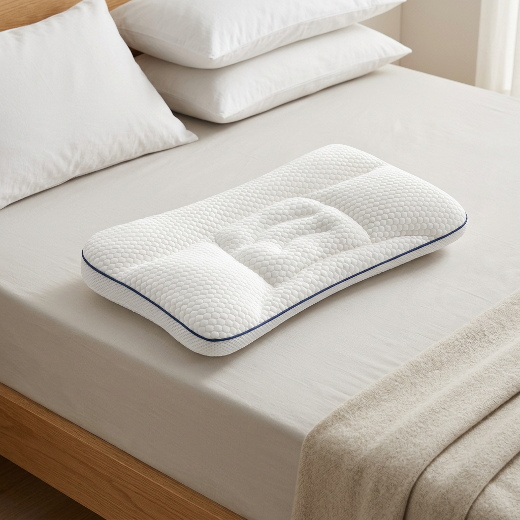 Ergonomisches Memory-Foam-Kinderkissen mit Nackenstütze