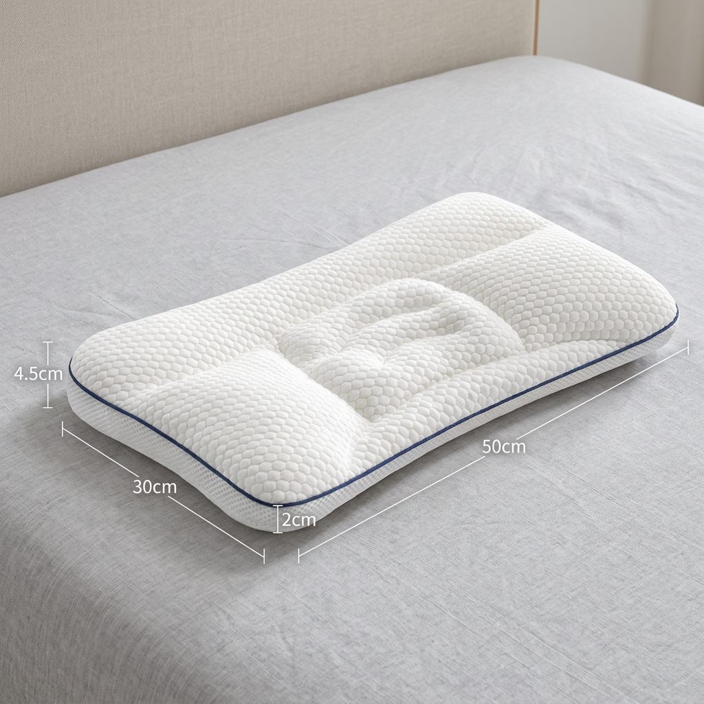 Ergonomisches Memory-Foam-Kinderkissen mit Nackenstütze