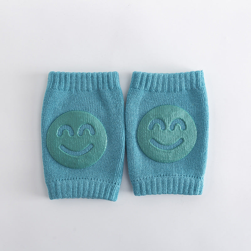 Baby-Krabbel-Knieschoner – Rutschfester Schutz mit Smiley-Design