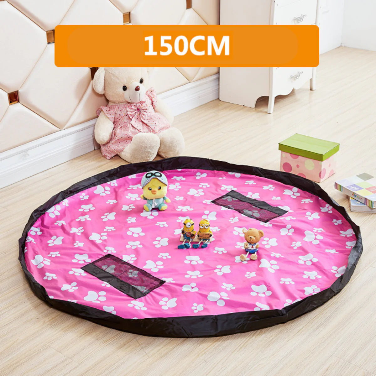 Spielzeit Aufbewahrungstasche mit Spielmatte