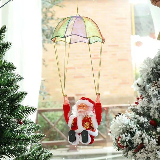 Fliegender Festtags-Santa
