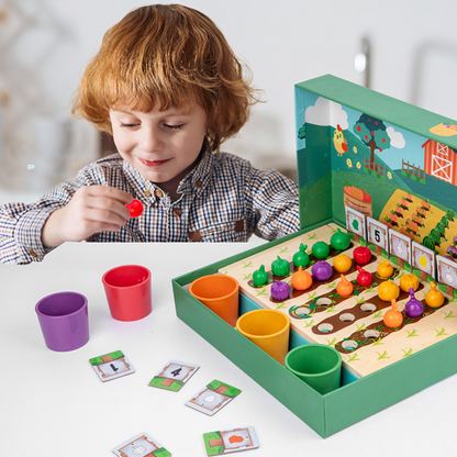 Montessori Farben & Zahlenfarm Lernspiel