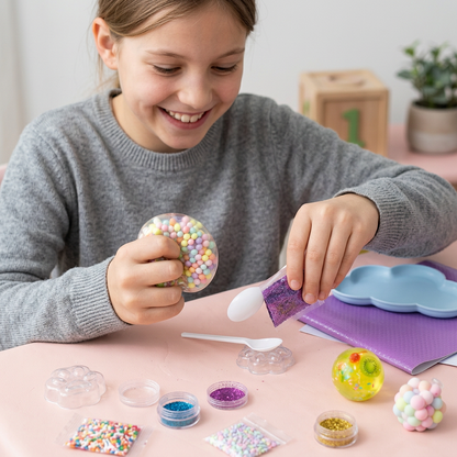 DIY-Anti-Stressball-Bastelset für Kinder – Eigene Squishy-Sensorikbälle herstellen