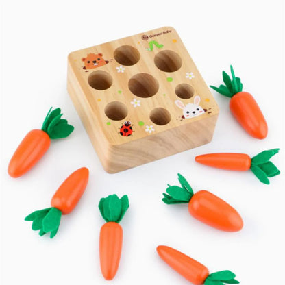 Karotten-Puzzle – Entdecke Verschiedene Größen – Lernspielzeug