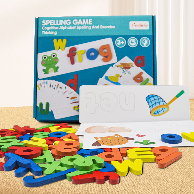 SpellMaster - Montessori Holzbuchstaben-Spiel