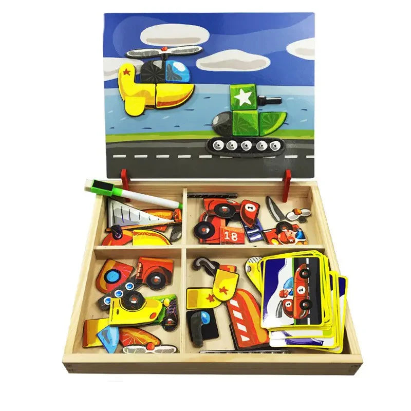 Magnetische Kreativ-Puzzles – Dein 3D-Abenteuer