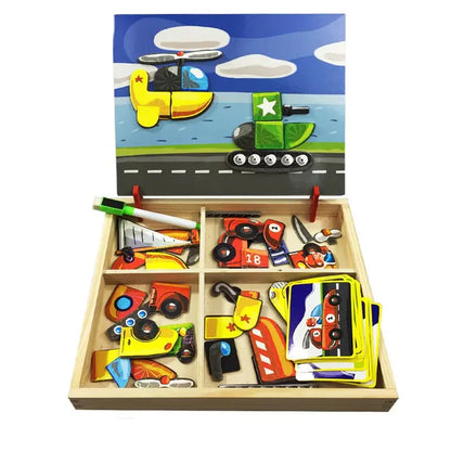 Magnetische Kreativ-Puzzles – Dein 3D-Abenteuer