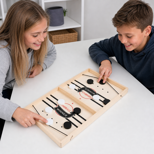 Schleuder Schach Brettspiel aus Holz