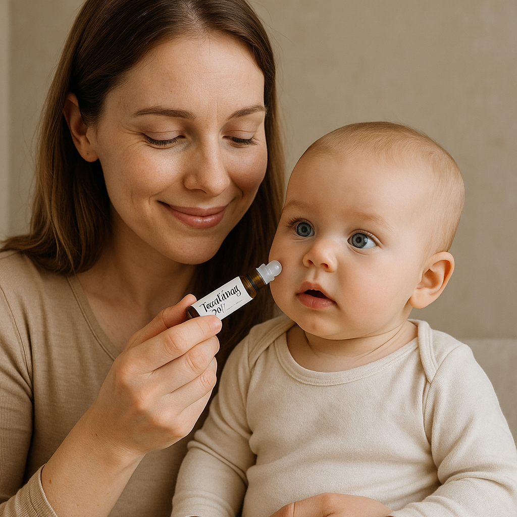 Zahnungsölroller für Babys - Natürliche Schmerzlinderung