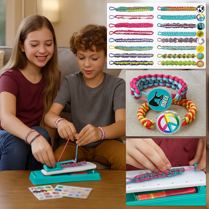 Kreatives Armband Flechtset