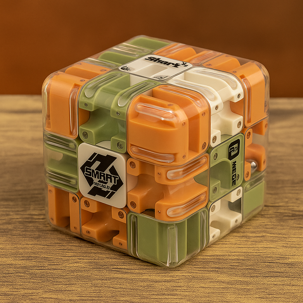 3D Labyrinth Puzzle Würfel