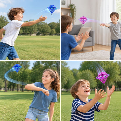 Fliegender Hüpf-Orb-Ball – Magisches Schwebe- & Wurfspielzeug für Kinder