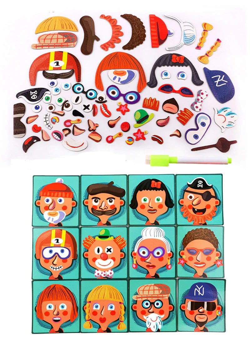 Magnetische Kreativ-Puzzles – Dein 3D-Abenteuer